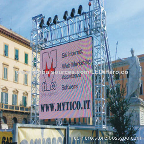 Outdoor LED display for rental